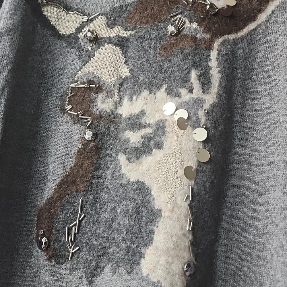 Pennyblack Embellished Viscose Angora Blend Sweater - Picture 3 of 8